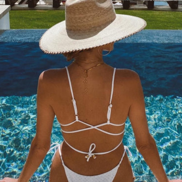 L*Space Kara Wrap Bikini Top String Triangle Lennox Tie Side Bottoms Stu… - Picture 7 of 15